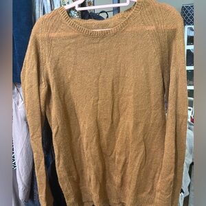 Scotch & Soda brown caramel sweater.